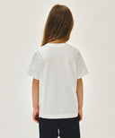 KIDS DOODLE CLASSIC LOGO POCKET POINT TEE IN WHITE image 3