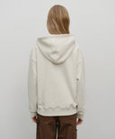 CREST CRACK LOGO OVERSIZED HOODIE IN OATMEAL image 3