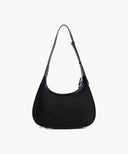 CLASSIC LOGO ROUND SHOULDER BAG IN BLACK image 3