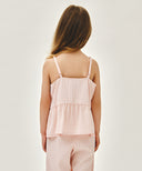 KIDS W CHECK SLEEVELESS BLOUSE IN PINK image 3