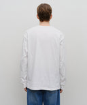 CLASSIC LOGO LONG SLEEVE IN WHITE image 9