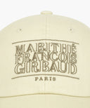 OUTLINE CLASSIC LOGO CAP IN IVORY image 6