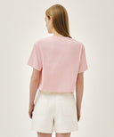 AEROCOOL SMALL CLASSIC LOGO TEE IN PINK image 3