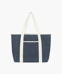 REGULAR LOGO BIG COTTON BAG IN NAVY image 3