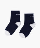 KIDS BASIC STRIPE SOCKS 2PACK IN NAVY image 3