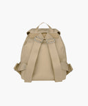 CLASSIC LOGO SMALL BACKPACK IN BEIGE image 3