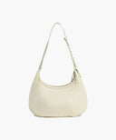 CLASSIC LOGO ROUND SHOULDER BAG IN LIGHT BEIGE image 3
