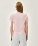 W CLASSIC LOGO TEE IN LIGHT PINK image 3