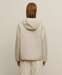 MARITHÉ SPORT HOODED PADDED JACKET IN LIGHT BEIGE image 3