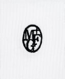 CIRCLE LOGO SOCKS 3PACK IN WHITE image 3