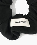W BASIC COTTON SCRUNCHIE IN BLACK image 3