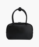 CLASSIC LOGO SQUARE MINI TOTE BAG IN BLACK image 3