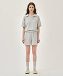 W TERRY SET-UP IN LIGHT HEATHER GREY image 17
