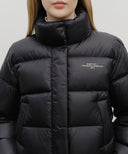 W BASIC CROP DOWN JACKET IN BLACK image 4