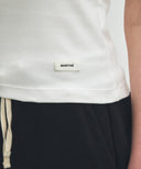 W BASIC SLEEVELESS IN WHITE image 4
