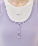 W LAYERED SLEEVELESS IN LAVENDER image 4