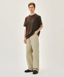 M CURVED CHINO PANTS IN BEIGE image 4
