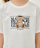 KIDS MARIN BEAR CLASSIC LOGO TEE IN BLACK image 9