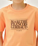KIDS CLASSIC LOGO TEE IN ORANGE image 4