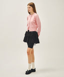 W LAYERED RUFFLE SKIRT IN BLACK image 4
