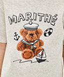 KIDS MARINE BEAR REGEN TEE IN OATMEAL image 4