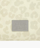 CLASSIC LOGO PATTERN CANVAS SHOULDER BAG IN IVORY image 4
