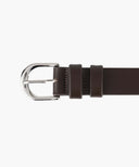 W EYELET BUCKLE BELT IN BROWN image 4