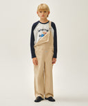 KIDS BEAR RAGLAN LONG SLEEVE TEE IN NAVY image 4