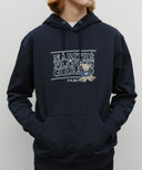 DOODLE CLASSIC BEAR HOODIE IN NAVY image 4