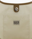 CLASSIC LOGO ONE SHOULDER BUCKET BAG IN NATURAL image 5