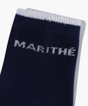 KIDS BASIC STRIPE SOCKS 2PACK IN NAVY image 4