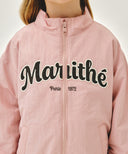 KIDS LETTERING LOGO WINDBREAKER IN PINK image 4