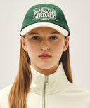 CLASSIC LOGO 6PANEL COLOR BLOCK CAP IN BEIGE image 5