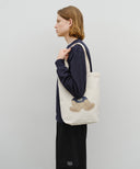 DOODLE BEAR ECO BAG IN NATURAL image 5