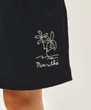 KIDS TERRY SLEEVELESS+PANTS SET-UP IN NAVY image 5