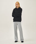 CLASSIC LOGO EMBROIDERY HOODIE IN BLACK BLACK image 5