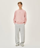 DRAWING CLASSIC LOGO SWEATSHIRT IN SALMON image 5