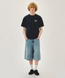 AEROCOOL SMALL CLASSIC LOGO TEE IN NAVY image 5
