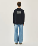 M RELAXED FIT BOOTS-CUT DENIM PANTS IN LIGHT BLUE image 5