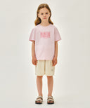KIDS CLASSIC LOGO TEE IN PINK image 5