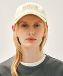 OUTLINE CLASSIC LOGO CAP IN IVORY image 7