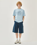 AEROCOOL LEMON CLASSIC LOGO TEE IN ICE BLUE image 5