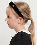 KIDS W CIRCLE LOGO HAIR BAND IN BLUE image 5