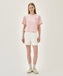 AEROCOOL SMALL CLASSIC LOGO TEE IN PINK image 5