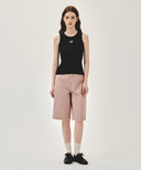 W RIBBON CLASSIC LOGO SLEEVELESS IN BLACK image 5