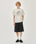 AEROCOOL LEMON CLASSIC LOGO TEE IN IVORY image 5