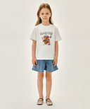 KIDS MARINE BEAR REGEN TEE IN WHITE image 5