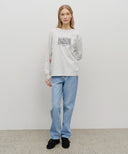 CLASSIC LOGO LONG SLEEVE IN LIGHT HEATHER GREY image 11