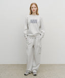 CLASSIC LOGO SWEATSHIRT IN LIGHT HEATHER GREY image 11