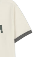 MATIN LOGO RINGER CROP TOP IN CREAM image 5